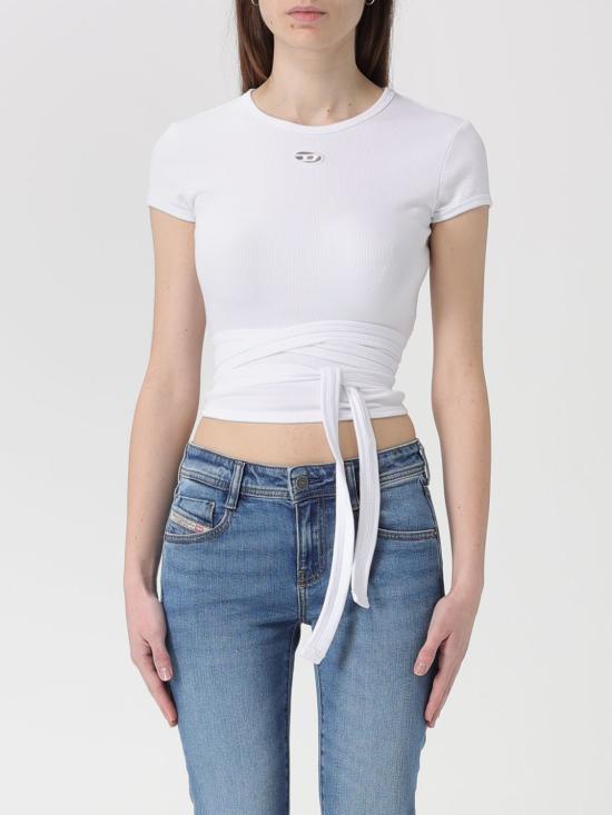 26SS 디젤 반팔 티셔츠 A211970EJAI 100 White