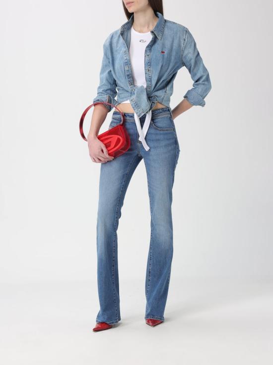 26SS 디젤 반팔 티셔츠 A211970EJAI 100 White - DIESEL