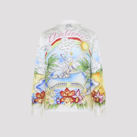 26SS 카사블랑카 긴팔 셔츠 MSS26SH00602 MULTICOLOUR - CASABLANCA