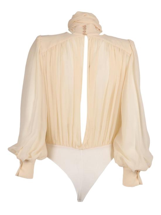 26SS 엘리자베타프랜치 블라우스 CB00661E2 193 244156 Beige - ELISABETTA FRANCHI