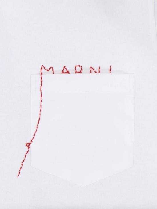 26SS 마르니 반팔 티셔츠 THJE0378QS UTC44600W01 WHITE - MARNI