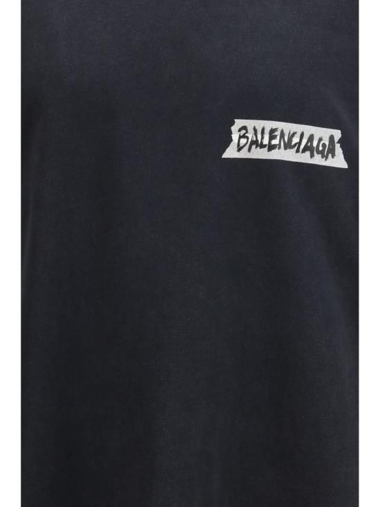26SS 발렌시아가 스웨터 850404TTVL6 1041 Black - BALENCIAGA
