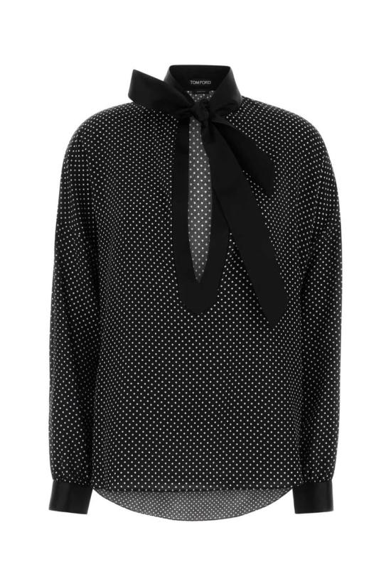 26SS 톰포드 블라우스 CA3333FAP250 NWG Black