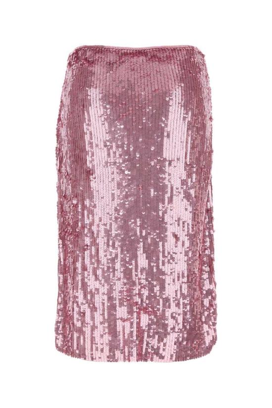 25FW 데 펨메스 미디 스커트 D206XQ D0806 PINK - DES PHEMMES