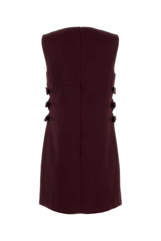 25FW 셀프 포트레이트 숏 원피스 SC25022SBU BURGUNDY Red - SELF PORTRAIT