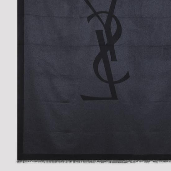 25FW 생로랑 머플러/스카프 835846 3Y009 1061 Black - SAINT LAURENT