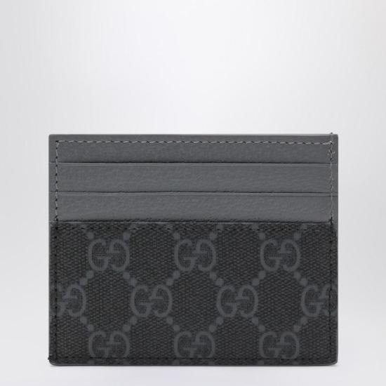  구찌 GG 수프림 카드지갑 795230FACQC S GUC 1048 Black - GUCCI