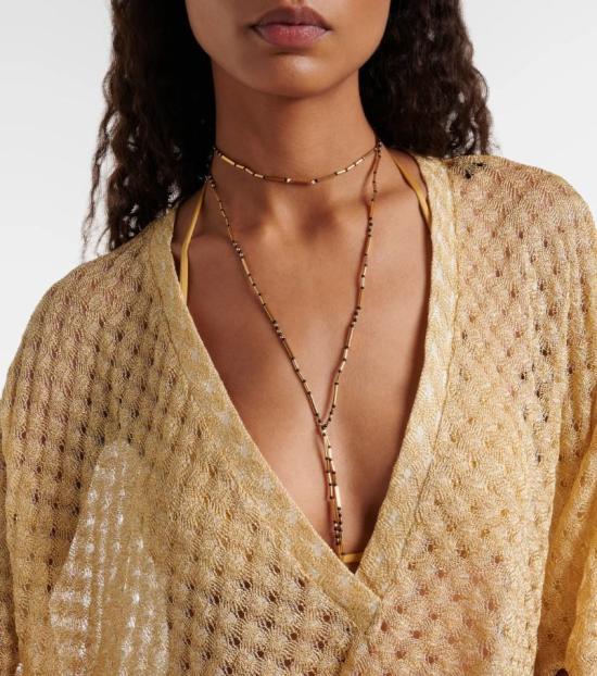 26SS 미소니 미디 원피스 MC26SQ00BR014RS10BY GOLD - MISSONI