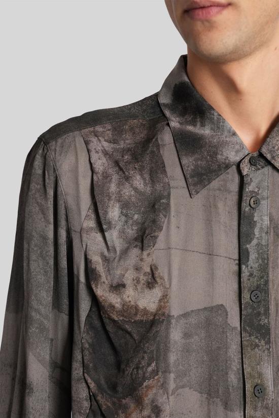 25FW 지기 첸 긴팔 셔츠 429034 0M2530714 GREY - ZIGGY CHEN