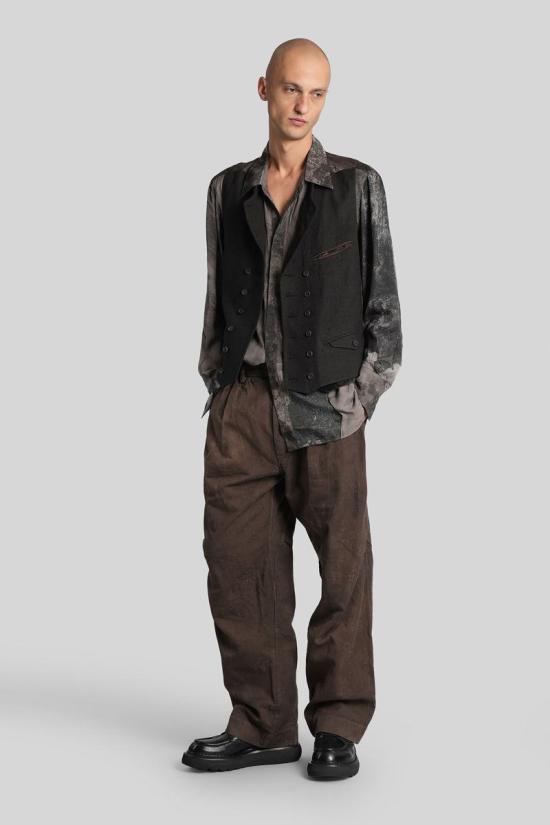 25FW 지기 첸 긴팔 셔츠 429034 0M2530714 GREY - ZIGGY CHEN