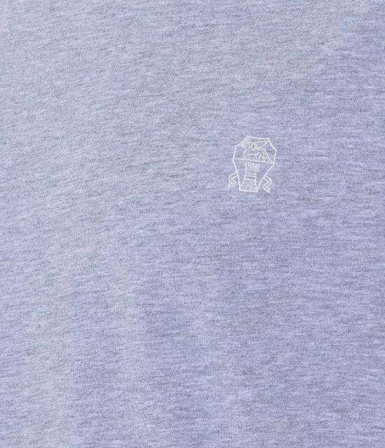 26SS 브루넬로 쿠치넬리 반팔 티셔츠 M0B137451GCQ087 GREY - BRUNELLO CUCINELLI