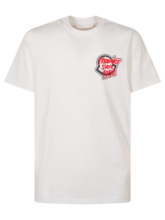 25FW 몽클레어 반팔 티셔츠 K20918C00046 89AZ9 00 WHITE