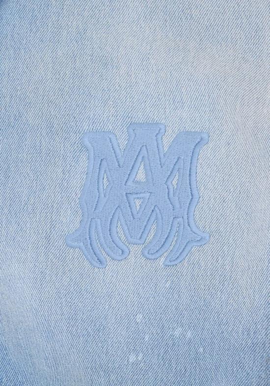 26SS 아미리 후드 티셔츠 OUJA1037PERFECT ANTIQUE INDIGO BLUE - AMIRI