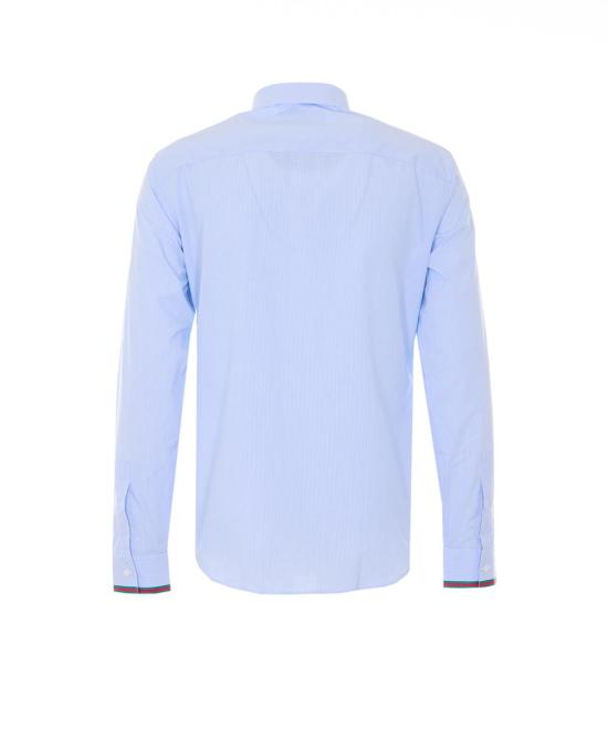 26SS 구찌 긴팔 셔츠 852707ZAS5W4305 BLUE - GUCCI