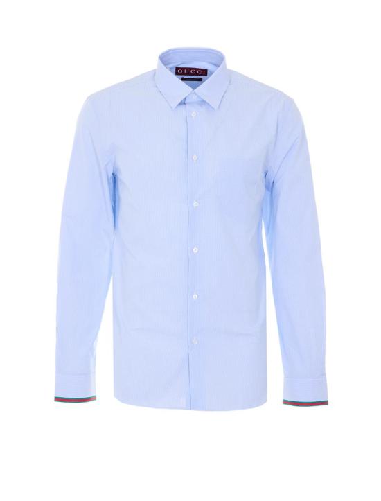 26SS 구찌 긴팔 셔츠 852707ZAS5W4305 BLUE