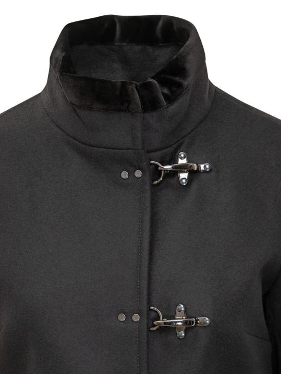 25FW 페이 코트 NAW50514000SGL B999 Black - FAY