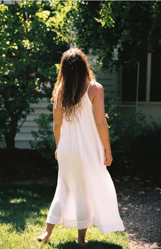  LA RELAXED 롱 원피스 라 릴렉스드 오가닉 거즈 드레스 - OTHER BRANDS