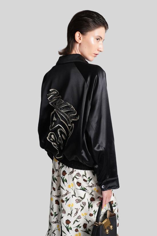 25FW 마르니 가죽 자켓 426197 JKMA0362S0USR021 Black - MARNI