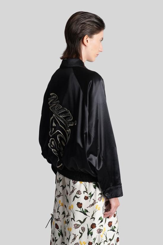 25FW 마르니 가죽 자켓 426197 JKMA0362S0USR021 Black - MARNI