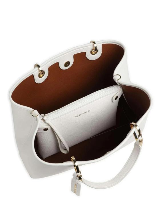 25FW 엠포리오 아르마니 MYEA 미디엄 쇼퍼백 EW000360AF12103M0034 WHITE - EMPORIO ARMANI