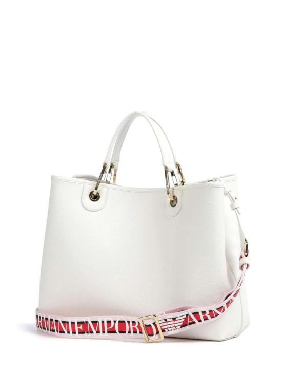 25FW 엠포리오 아르마니 MYEA 미디엄 쇼퍼백 EW000360AF12103M0034 WHITE - EMPORIO ARMANI