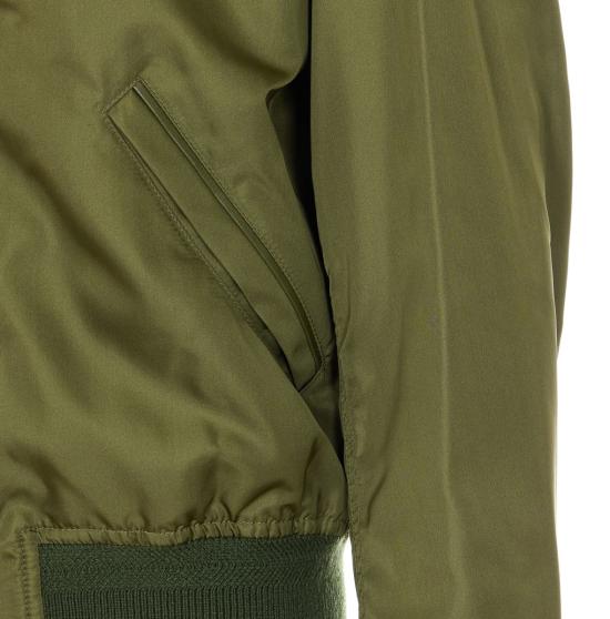 26SS 톰포드 세틴 나일론 플라이트 봄버 자켓 OBB017FMP025GAL GREEN - TOMFORD