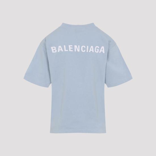 25FW 발렌시아가 반팔 티셔츠 850990 TTVJ1 4773 BLUE - BALENCIAGA