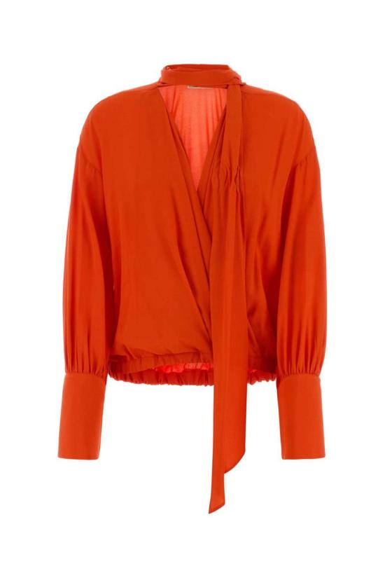 26SS 블루마린 블라우스 2C446A N0216 ORANGEFLAME