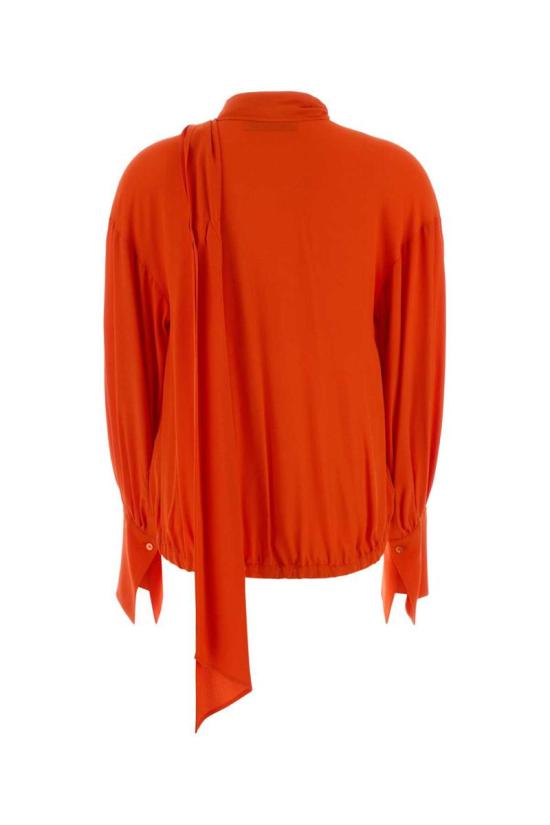 26SS 블루마린 블라우스 2C446A N0216 ORANGEFLAME - BLUMARINE