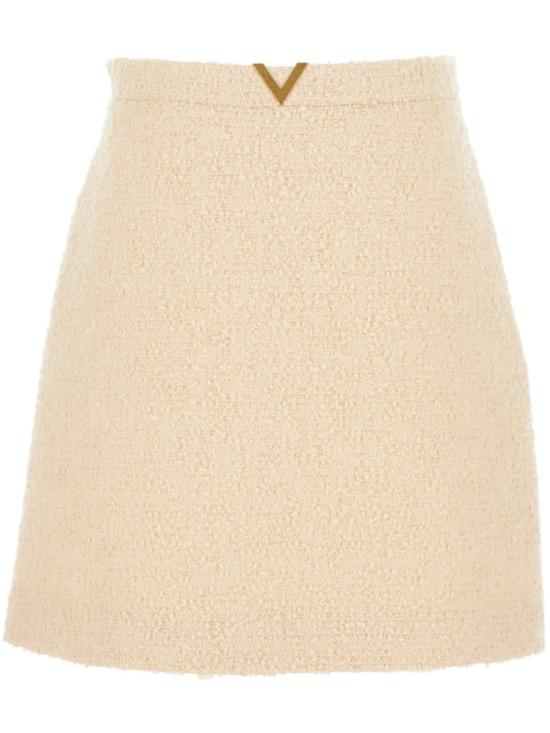 26SS 발렌티노 가라바니 미디 스커트 8B3RAEH09VM ET5 BETULLA Beige