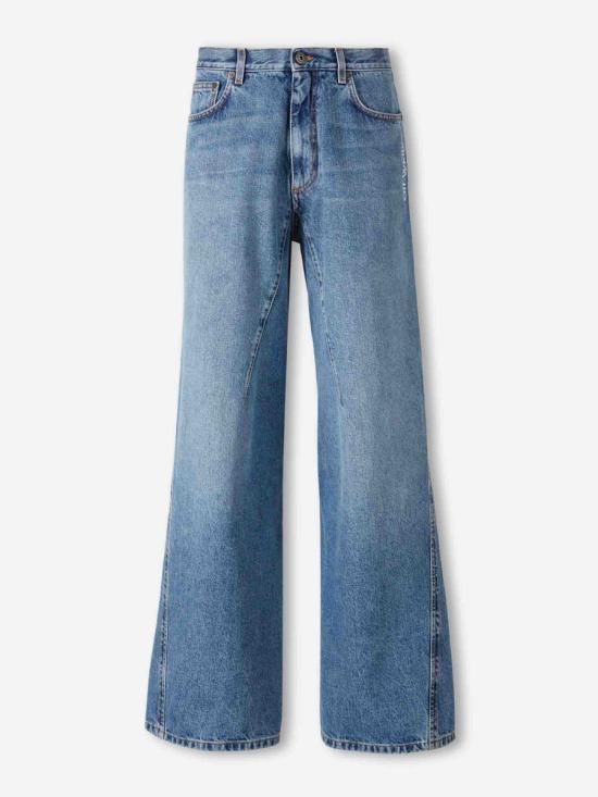26SS 오프화이트 데님 팬츠 OMYA197S26DEN001 400Light Medium Blue DENIM BLUE