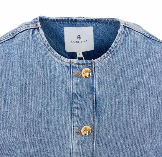 26SS 애니빙 데님 자켓 A0111565WHD33WASHED BLUE - ANINE BING