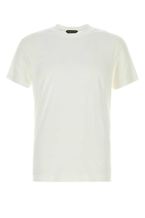 26SS 톰포드 반팔 티셔츠 JCS004JMT012 WAB WHITE