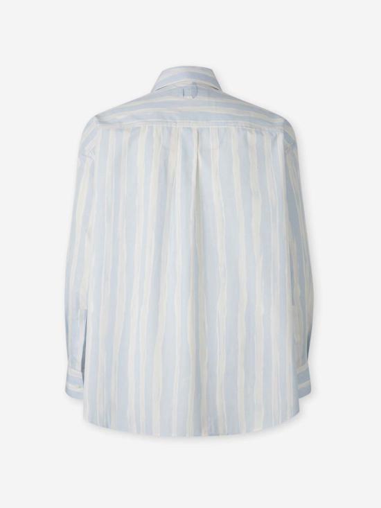 26SS 자크뮈스 긴팔 셔츠 SHM00605AW00691 3GTBLUE BEIGE GOUACHE PRINT - JACQUEMUS