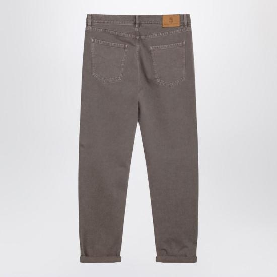 26SS 브루넬로 쿠치넬리 데님 팬츠 M237PO1090DE S CUCIN C7503 Beige - BRUNELLO CUCINELLI