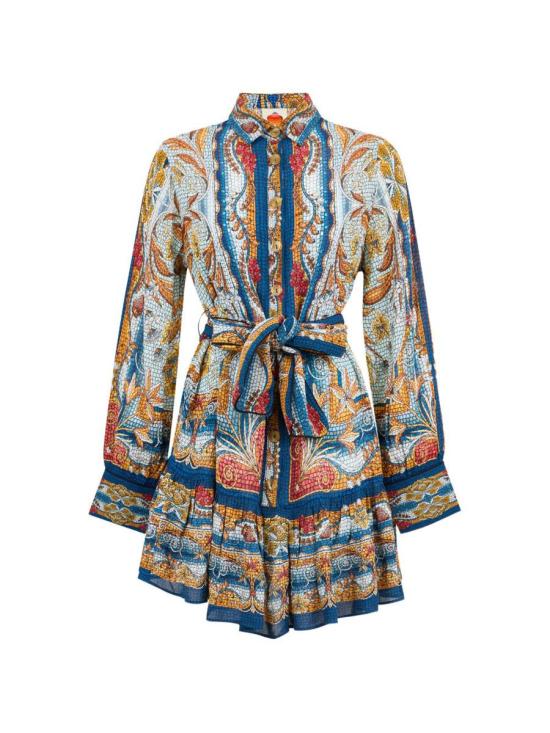 26SS 팜 리오 미디 원피스 344504 26076 MOSAICO