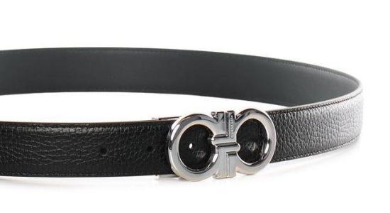 26SS 살바토레 페라가모 가죽 벨트 670644791060NERO BLUE Black - SALVATORE FERRAGAMO