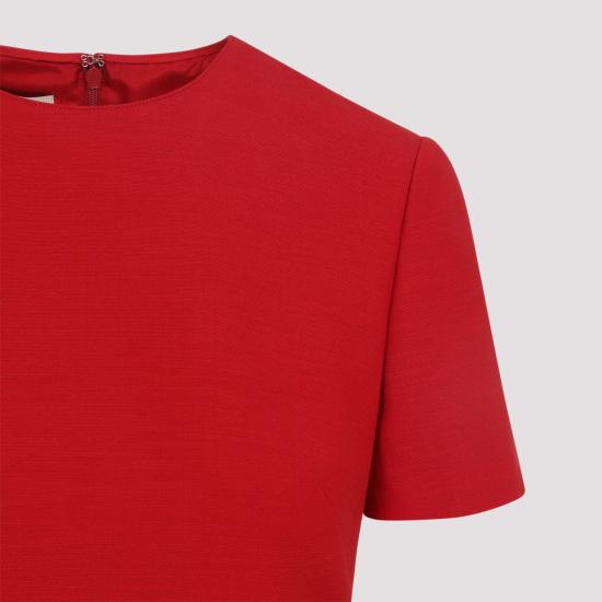 26SS 발렌티노 가라바니 미디 원피스 8B3VAJD51CF 9 RED - VALENTINO GARAVANI