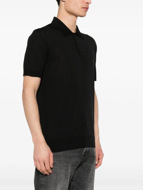 26SS 골든구스 폴로 티셔츠 GMP01412P00104190100 66220 90100 BLACK - GOLDEN GOOSE