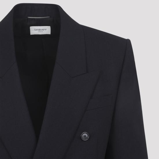 25FW 생로랑 울 자켓 835102 Y5K32 4140 BLUE - SAINT LAURENT