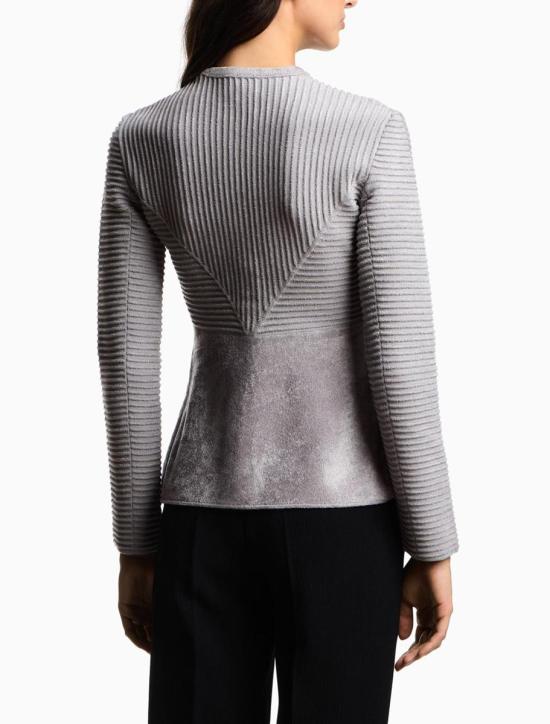 25FW 엠포리오 아르마니 코트 EW001226AF19927U8045 SILVER CHIME - EMPORIO ARMANI