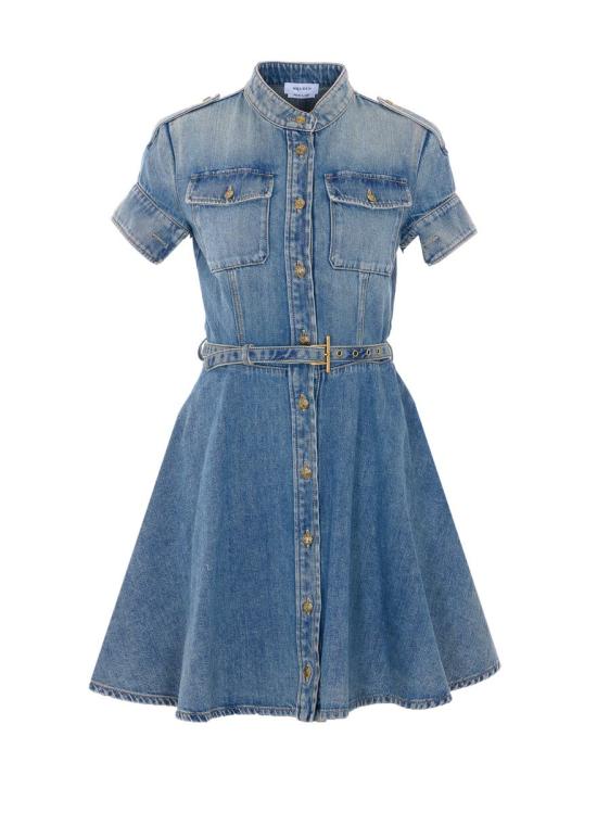 26SS 알렉산더 맥퀸 데님 원피스 857116QMAD14383 BLUE