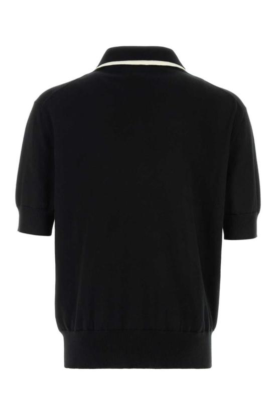26SS 질샌더 폴로 티셔츠 J22GL0125J15466 001 Black - JIL SANDER