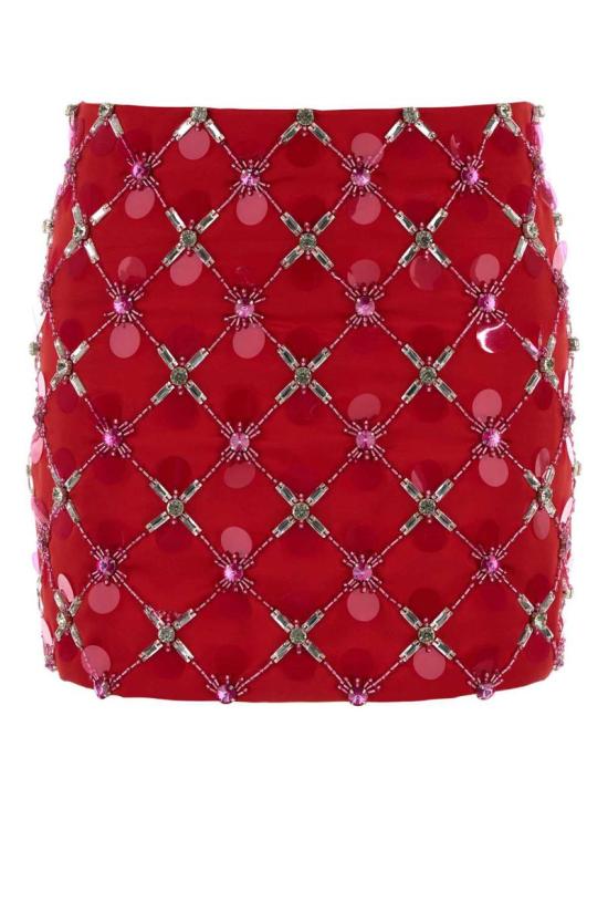 25FW 데 펨메스 숏 스커트 D207XG D0305 RED