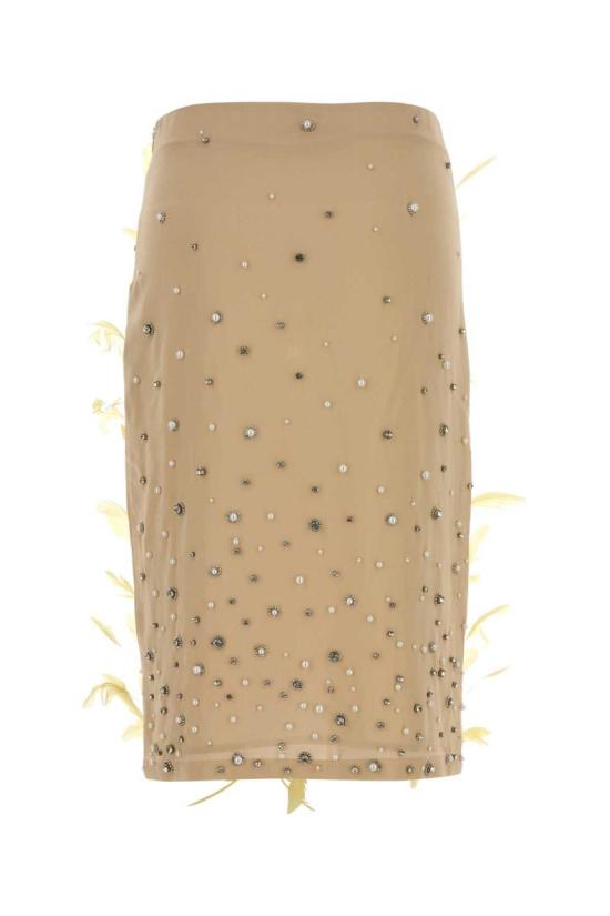 25FW 데 펨메스 미디 스커트 D206GB D0153 PINK - DES PHEMMES