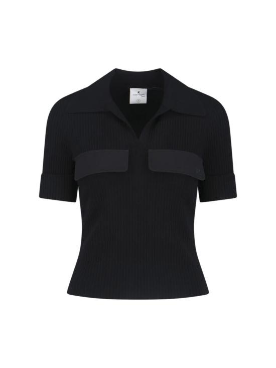 26SS 쿠레쥬 반팔 티셔츠 126MPO053FI00019999 Black