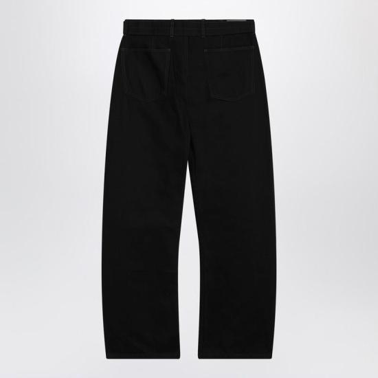 26SS 르메르 벨티드 트위스트 팬츠 PA326LD1055 S LEMAI BK999 Black - LEMAIRE