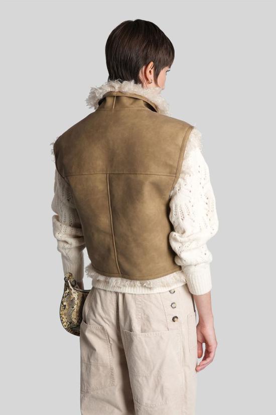 25FW 이자벨마랑에뚜왈 베스트 429586 GI0060FA C3A01E Brown - ISABEL MARANT ETOILE