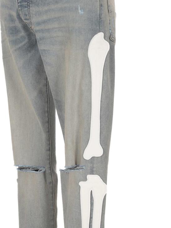 25FW 아미리 데님 팬츠 AMDNSY1157Antique Indigo White MULTICOLOR - AMIRI