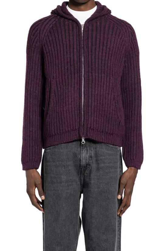 26SS 아워레가시 집업 니트 M2263LN PURPLE